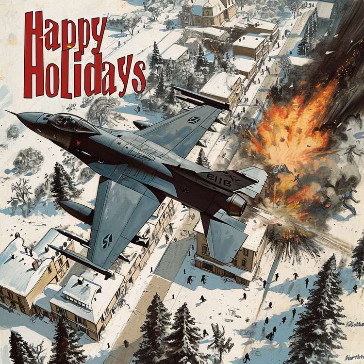 sunyata0_hallmark_Christmas_card_f-16_jets_dropping_bombs_on_a__3f52fcc0-90f6-4a7d-8039-50af4b75669c.jpg