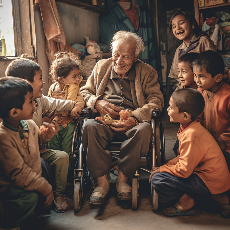 Sunyata_smiling_old_man_sitting_in_a_wheelchair_children_take_c_4a813f6e-873f-44a2-bf87-830b9bf1c482.jpg