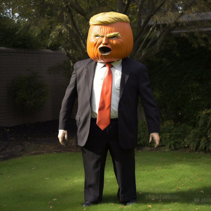 Trump pumpkin
