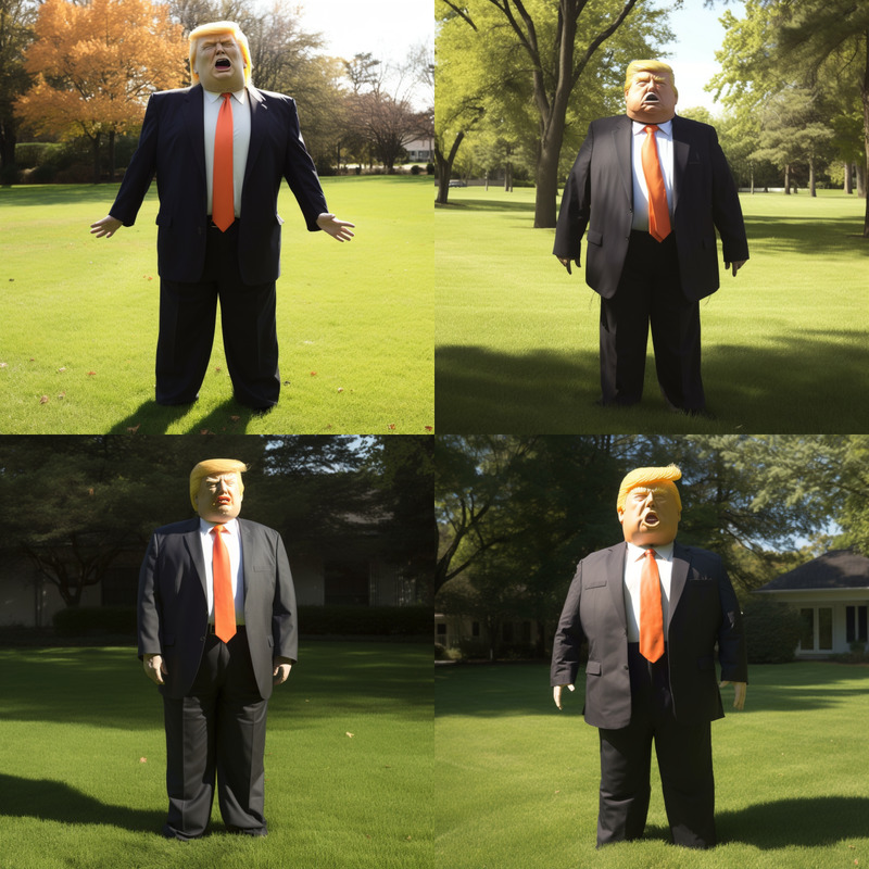 Trump pumpkin
