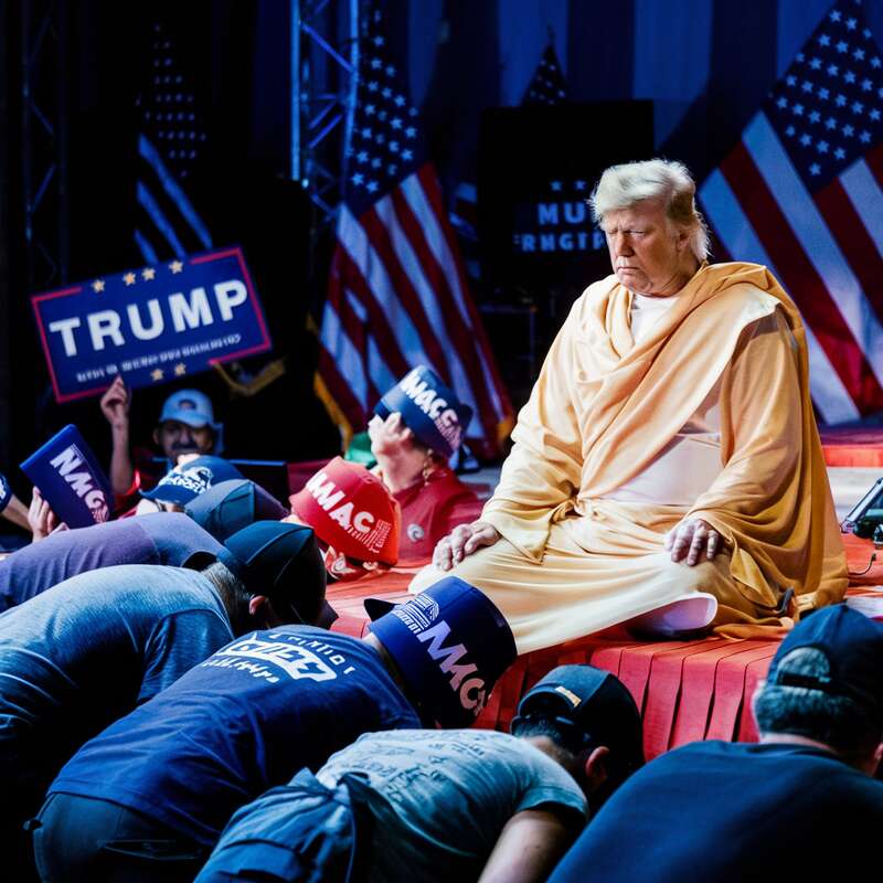 Donald Trump as cult leader