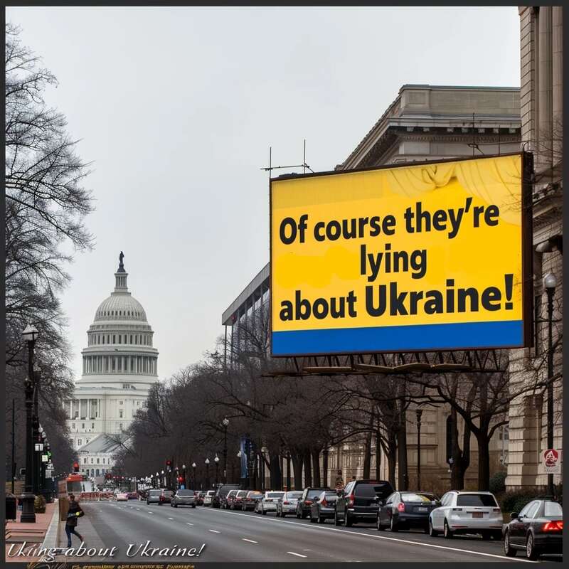 Of course they're lying about Ukraine