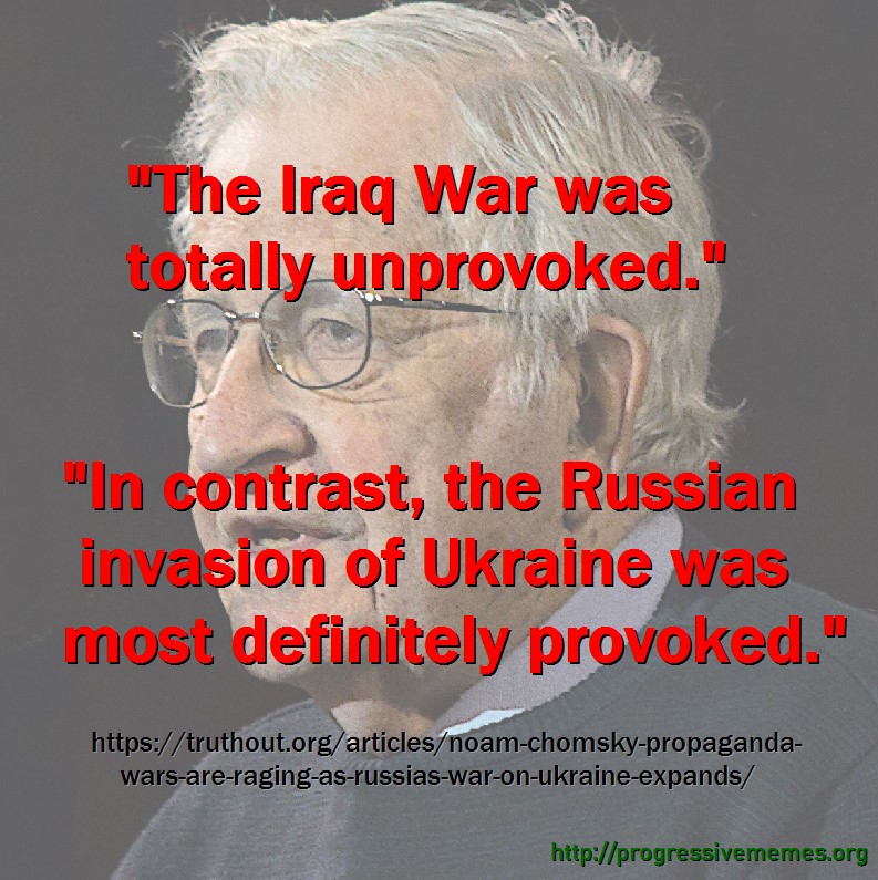 Chomsky on provoked
