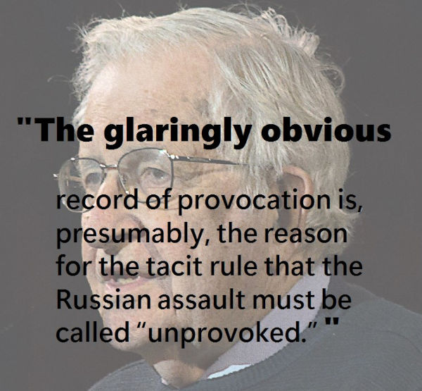 Chomsky on provoked