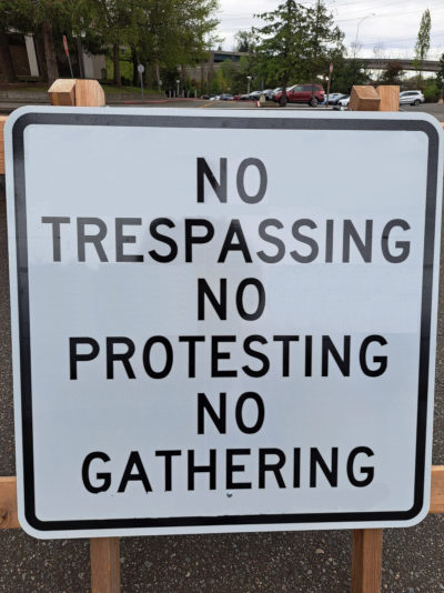 No gathering 