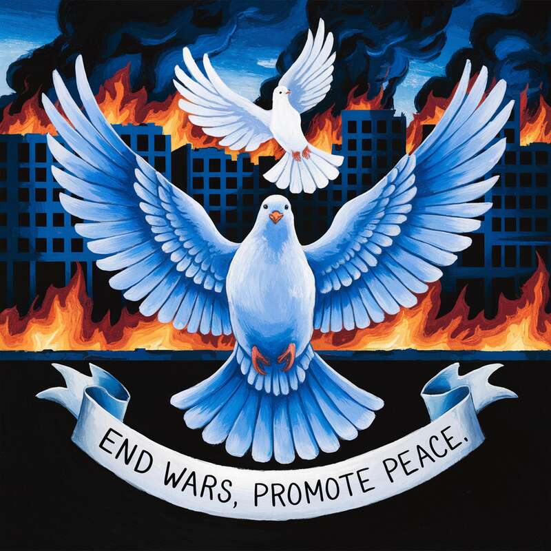 End wars, promote peace