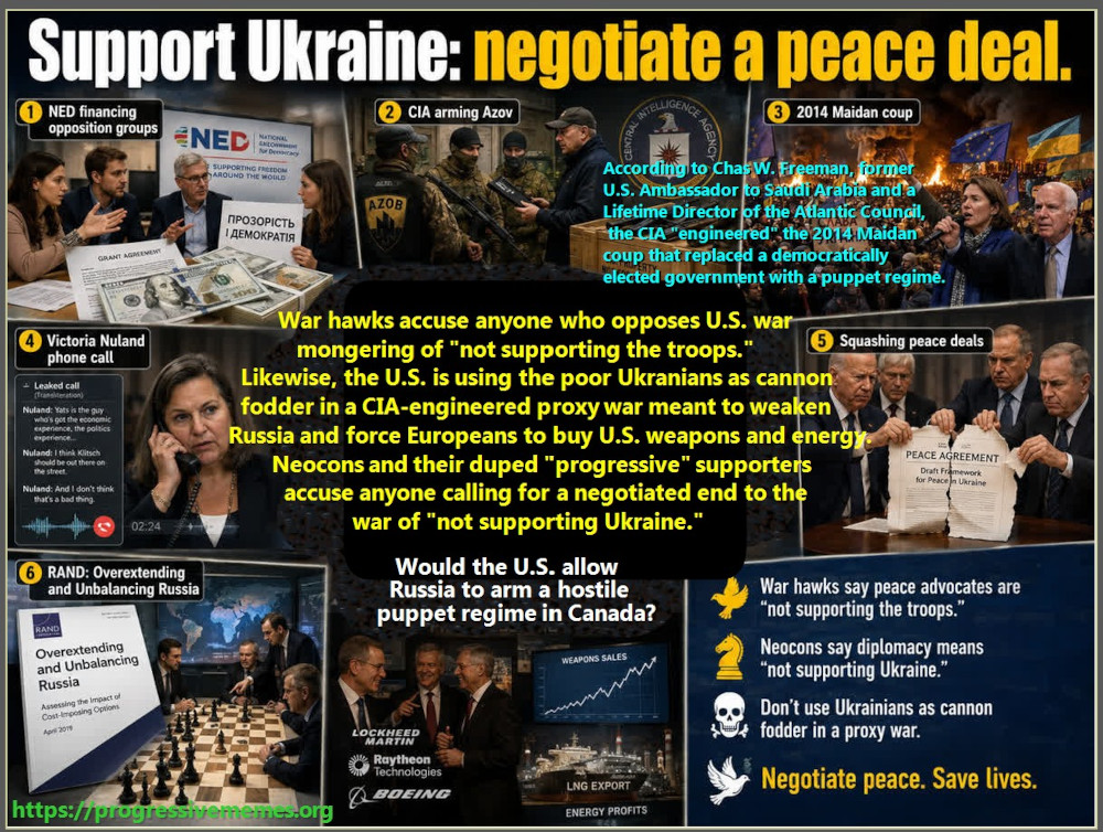 Support Ukraine: Negotiate a Peace Deal