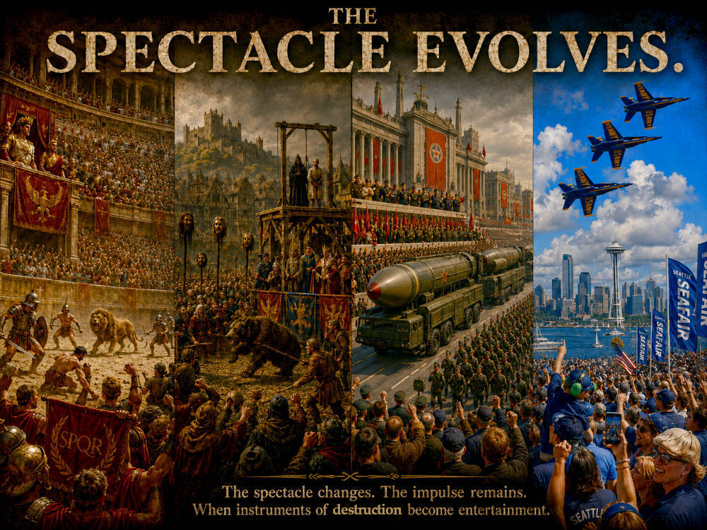 The Spectacle of violent entertainment evolves
