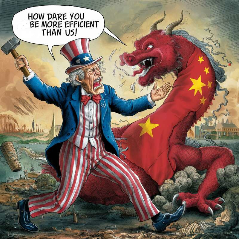 Uncle Sam Fights China