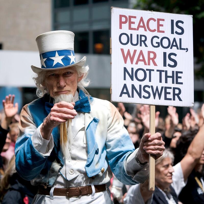 Uncle Sam, Stop wars