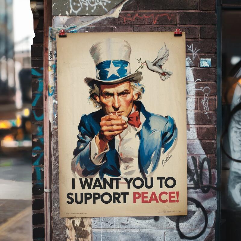 Uncle Sam, Stop wars